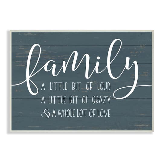 Stupell Industries Family Wall Plaque